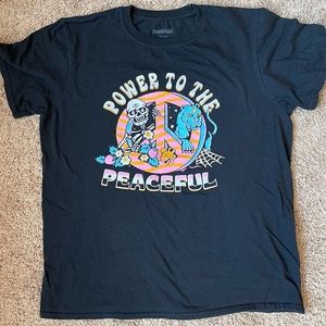 “Power to the Peaceful” Graphic Tee